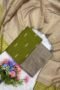 Traditional Raw Silk Dress Materials with Bottom & Dupatta